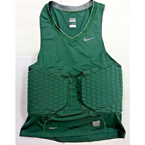 Nike Padded Compression Tank Green Mens Medium Hyperstrong Pro Combat Top